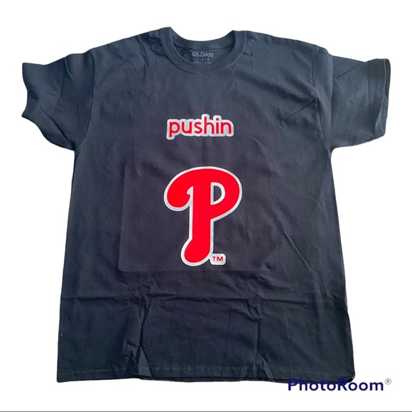 Gildan Other - “Pushin P” custom Phillies tee